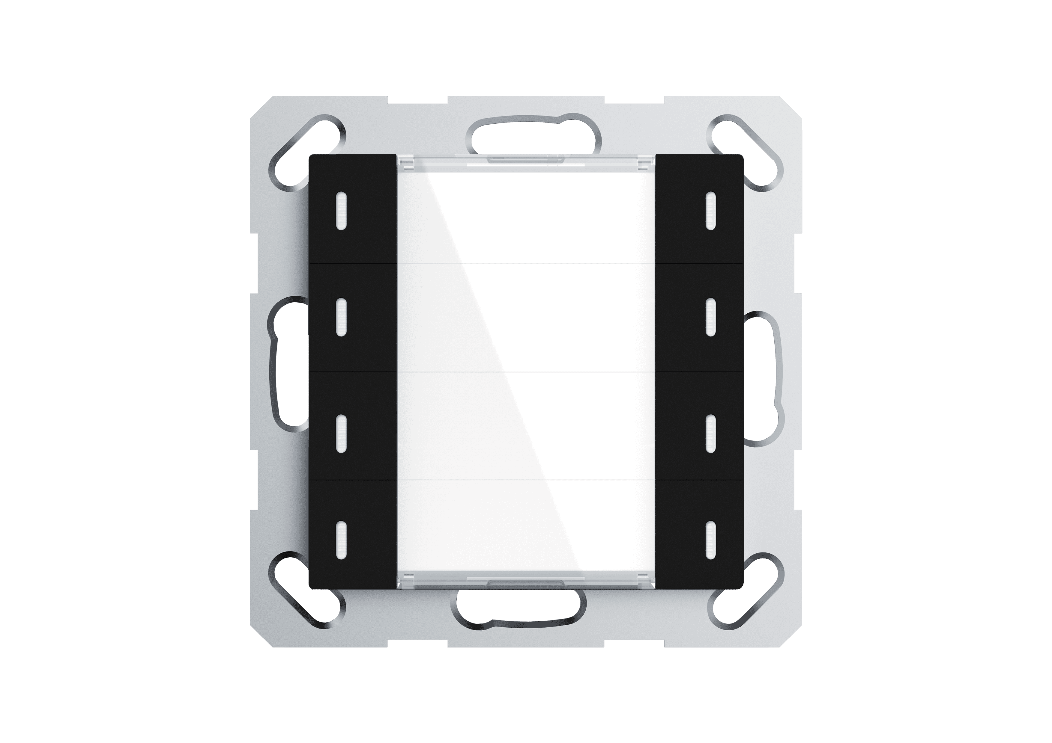 KNX Push Button Sensor Plus, 4-Gang, 55mm