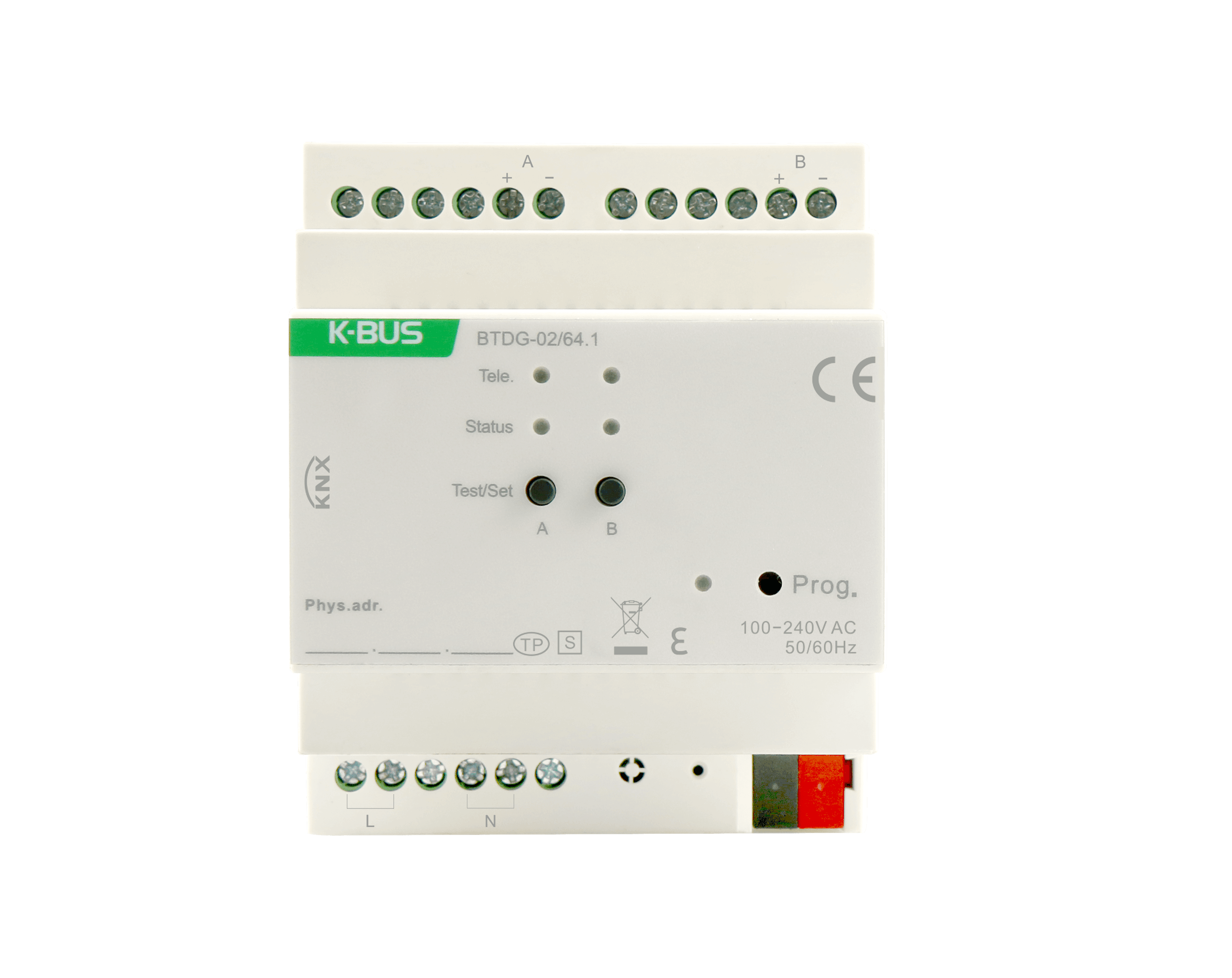 KNX/DALI Gateway 2-Fold, 4SU MDRC